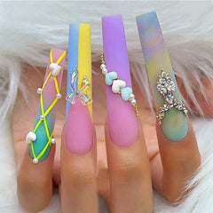 Puntas de uñas Ohlove XXXL numeradas 0-11, facilitan la selección durante manicura.