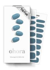 Ohora: pegatinas de uñas semi-curadas N-Washing-Jean en empaque práctico para empezar