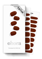 Ohora N Chilly, empaque de tiras semicuradas para uñas, estilo en casa