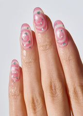 Ohora N Candy Swirl: aplicación suave con gel real para un ajuste individual.