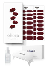 ohora semi-cured nail strips full set for quick at-home style
