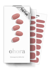 ohora tiras gel semicuradas n-ash-pink en aplicacion rapida para uñas