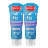 O'Keeffe's Healthy Feet Night Treatment tube ready for overnight hydration.