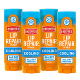 O'Keeffe's Lip Repair lip balm stick original delivers moisture and protection for dry lips.