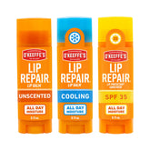 O'Keeffe's Lip Repair Set: tres bálsamos para labios extremadamente secos