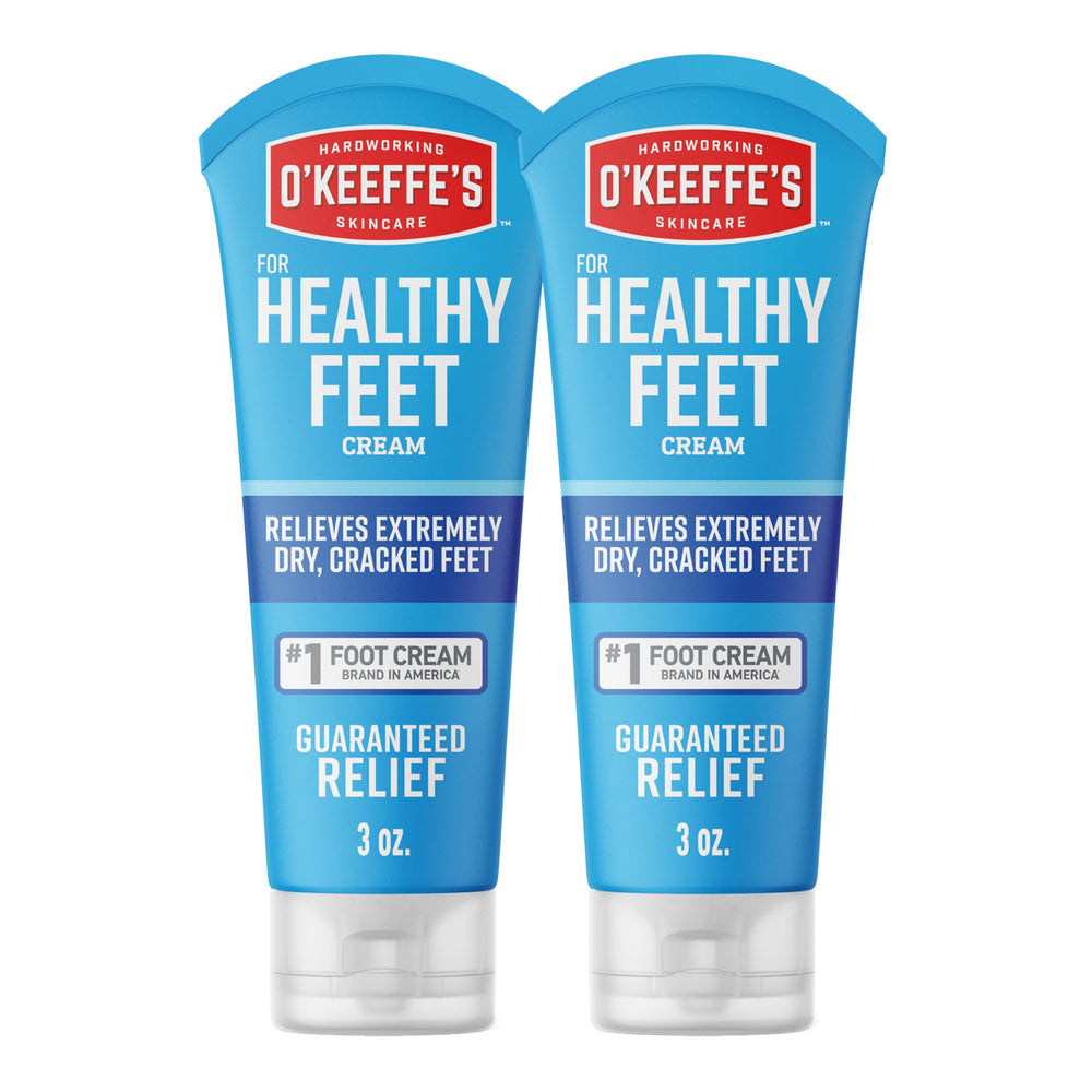 Crema de O'Keeffe's para pies saludables en tubo, alivio para pies secos