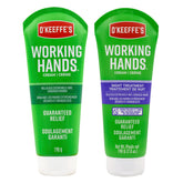 O'Keeffe's Working Hands cream tube close-up showing rich texture for instant moisture