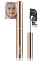 Okerker Black Mascara with microscopic wand angled for precise coating on every lash