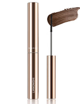 Okerker Brown Mascara precision wand angled to define tiny lashes.