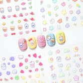 okiyomi butterfly nail stickers for kids with easy application and playful design