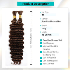 OKVOKV deep wave hair provides full volume for boho braid styles