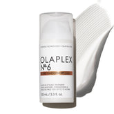Olaplex N°6 bottle with pump for smooth blow-dry application.