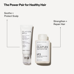 Olaplex No. 0.5 serum drop on finger for precise application