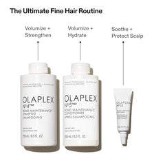 Olaplex conditioner tube from the kit provides lightweight moisture and detangling.