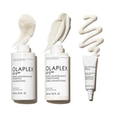 Olaplex Wash & Shine kit shampoo bottle for weightless cleansing and added volume.
