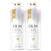 Olay baño corporal espuma cremosa para piel suave y sedosa
