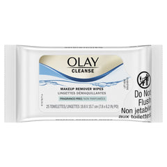 Olay Cleanse: toallitas desmaquillantes en empaque compacto y sin fragancia para uso diario.