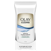 Olay Cleanse Gentle Cloths pack image for quick daily cleansing.