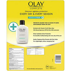 Close-up of Olay Complete UV Plus Moisturizer texture with light, non-greasy finish