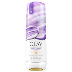 Olay Indulgent Moisture: botella de gel de ducha, hidratación diaria para piel seca.