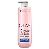 Olay Lavado corporal con Súper Suero, botella con bomba para hidratación diaria.