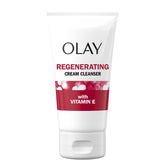 Olay Regenerist: botella del limpiador crema, ideal para limpieza profunda y rutina diaria.