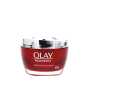OLAY Regenerist textura cremosa, absorción rápida para piel cómoda durante todo el día.