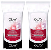 Toallitas Olay Regenerist limpian y exfolian para una piel más suave.