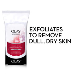 Olay Regenerist textured cloth close-up showing exfoliating fibers for smoother skin