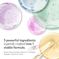 Olay Super Cream SPF 30, Niacinamida y Vitamina C para tono más uniforme.