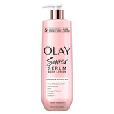 Olay Super Serum Cuerpo: botella frontal, hidratación duradera