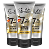 Olay Total Effects Citrus Cleanser bottle pour for refreshing cleanse
