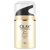 Olay Total Effects 7 en 1: envase compacto para uso diario con SPF 15.