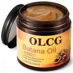 OLCG Batana Oil Paste ready for scalp application to nourish hair
