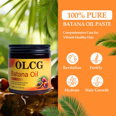 OLCG Batana Oil Paste being massaged into the scalp for renewed vitality