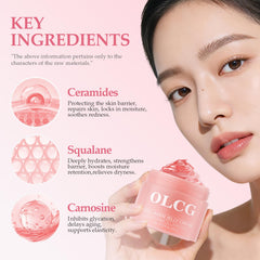 OLCG Collagen Jelly Cream on hand demonstrates easy spread and lightweight hydration.