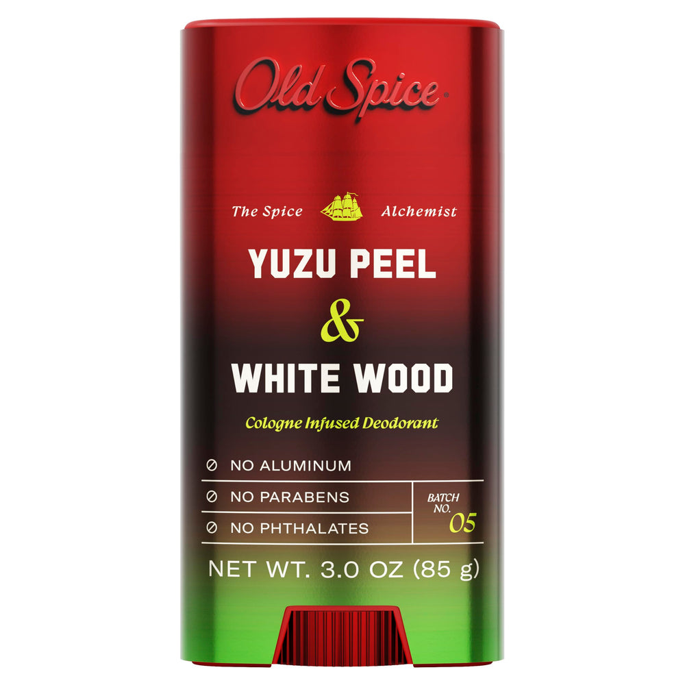 Old Spice Desodorante sin aluminio, protección diaria y aroma fresco todo el día.