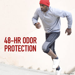 Old Spice aluminum-free deodorant packaging emphasizing clean protection.