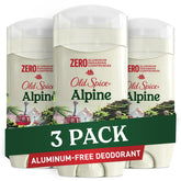 Old Spice aluminum-free deodorant triple-pack with 3 oz sticks for all-day protection