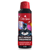Old Spice Batman desodorante botella frontal muestra diseño icónico y frescura diaria