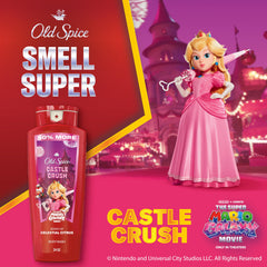 Old Spice Castle Crush splash captures Celestial Citrus aroma.