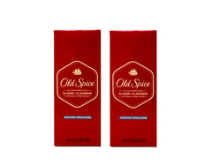 Old Spice Classic After Shave bottle front with iconic label and masculine scent