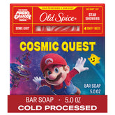 Old Spice Cosmic Quest bar soap front view for daily cleansing