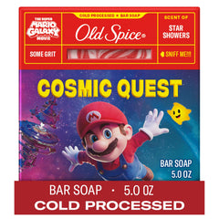 Old Spice Cosmic Quest bar soap front view for daily cleansing