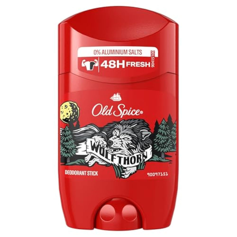 Old Spice Wolfthorn Deo Stick for long-lasting freshness in daily wear.