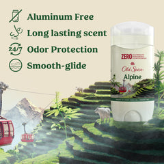 Old Spice deodorant smooth-glide application for comfortable daily use