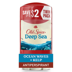 Old Spice Dry Feel, botella frontal, protección 24/7 para sudor y olor.