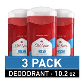 Old Spice desodorante para hombres, frontal del pack de 3, libre de aluminio y protección 24/7