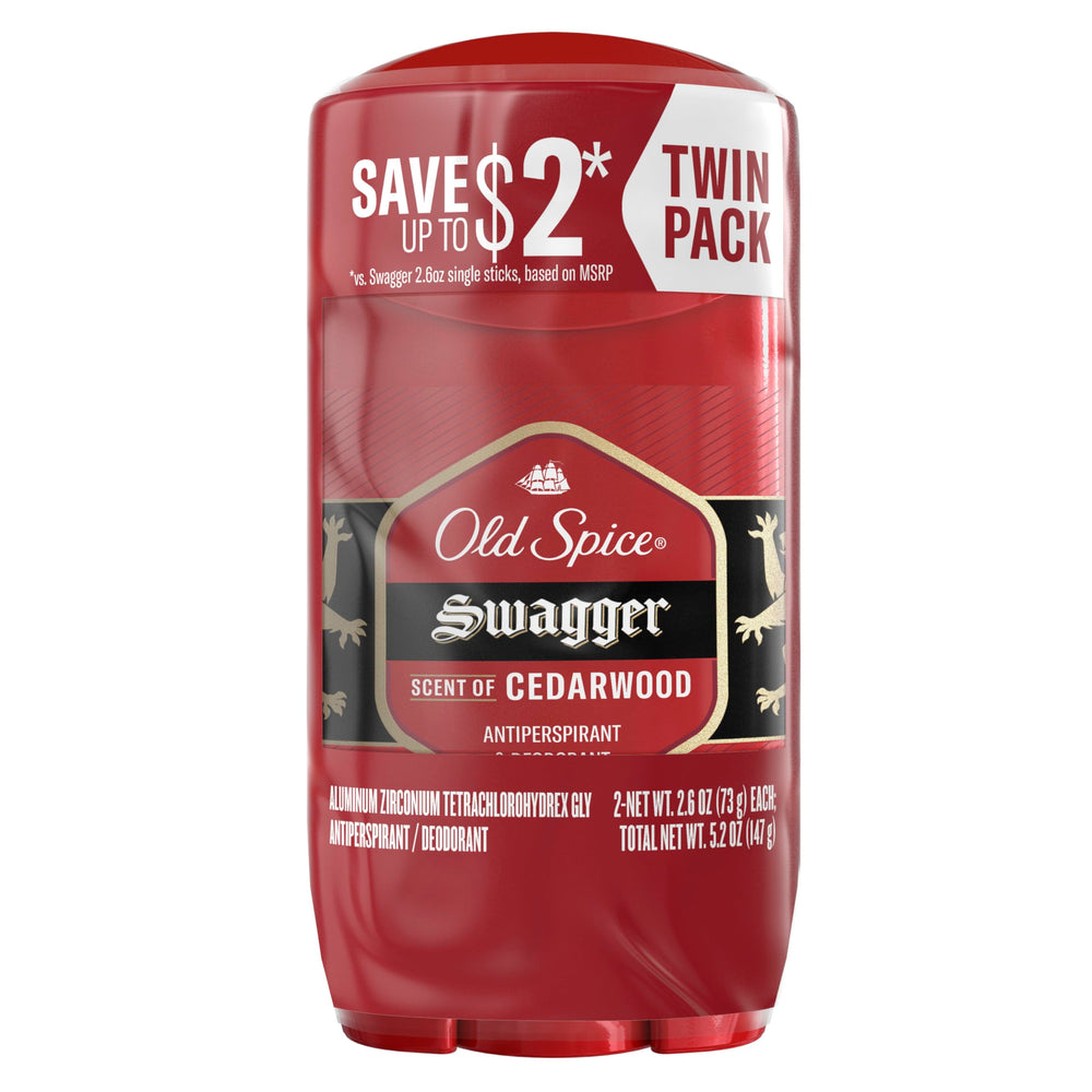 Desodorante invisible Old Spice para hombres, paquete de dos piezas, protección diaria contra el sudor.
