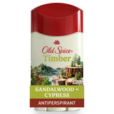 Old Spice Dry Feel bottle with timber-sandalwood-cypress scent for all-day freshness